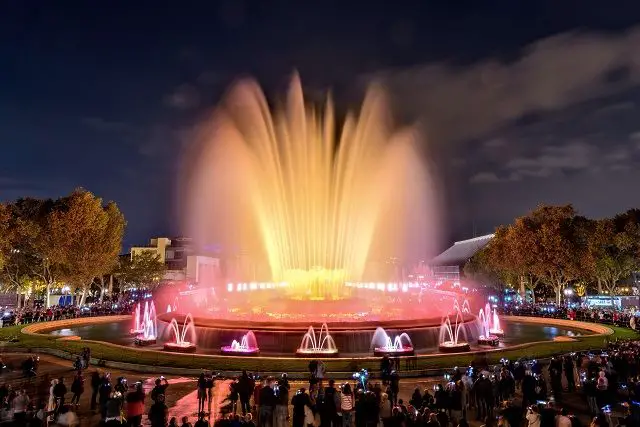 Barcelona Magic Fountain Of Montjuic