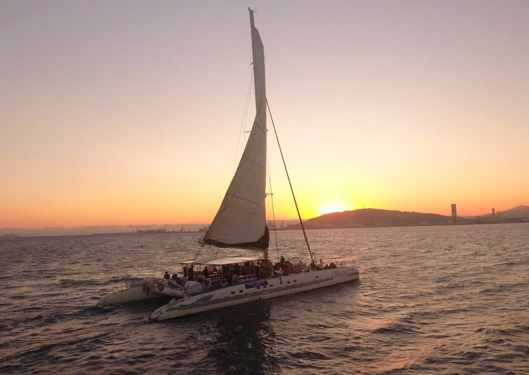 Catamaran jazz tour at sunset