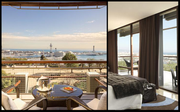 hotels with amazing views in Barcelona